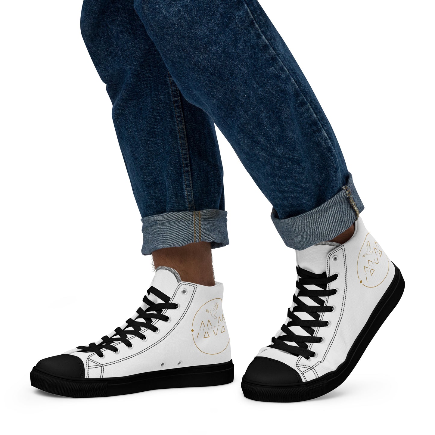 Mellow Metal Men’s High Top Canvas Shoes