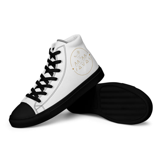 Mellow Metal Women’s High Top Canvas Shoes